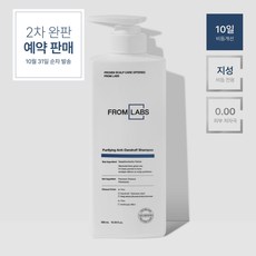 (공식 판매처)[예약판매] 프롬랩스 퓨리파잉 비듬 개선 지성 샴푸 500ml 1개 (11월1일 발송), 500ml * 1개