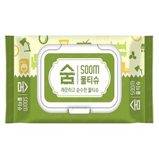 숨 물티슈 캡 100매 캡형 물휴지 X 3