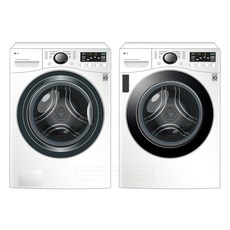 LG전자 트롬 드럼세탁기 21kg + 건조기 17kg 화이트 F21WDU-7WL 세트 방문설치, F21WDU-7WL(세탁기, 건조기)