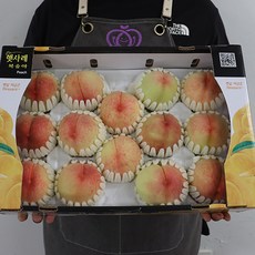 햇사레 복숭아 백도복숭아 황도복숭아 고당도 장호원 복숭아 추석선물, 햇사레 백도복숭아 4kg 10-13과