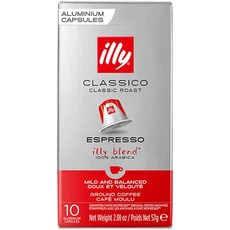 Illy 커피 캡슐 클라시코 미디움 로스 10개