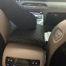 지티글로벌 현대 펠리세이드전용 팔걸이쿠션, 블랙