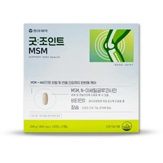 동아제약 굿 조인트 MSM 204g, 1개, (850mgx120정)x2병(204g)