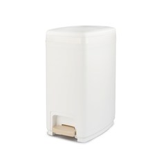 블랑 사각 페달 휴지통 20L, 화이트, 1개