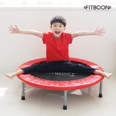 핏분 트램폴린 54인치 밴드형, 매트 블랙+커버 블루