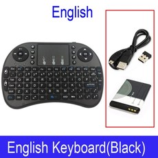 커스텀 키보드 저소음 텐키리스 게이밍 미니 2.4ghz 미니 무선 키보드 qwerty, 협력사, 영어-i8key