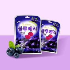 CW 청우 블루베리맛 캔디 100g x2개 / 사탕 과일맛, 단품