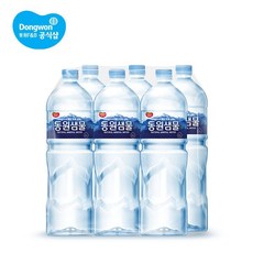 동원샘물 2L X 6병 생수2L 먹는샘물 대용량생수 내몸이마시는물, 1개