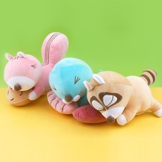 보노보노 숲 라잉 봉제 애착 동물인형 28cm, 너부리 28cm