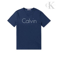 캘빈클라인 Calvin 로고 스트레치 반팔티_블루 Calvin Klein Jeans regularfit J307566