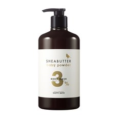 해피바스 시어버터 3% 바디워시 베이비파우더향, 880g, 1개