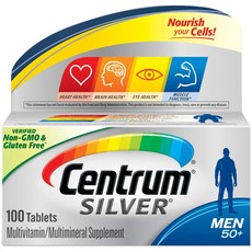 Centrum 센트룸 포맨 50세이상 남성 종합티비타민 90정, 1팩