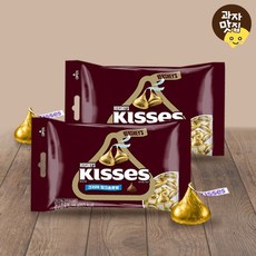 롯데제과 허쉬 키세스 크리미 밀크초콜릿 146g x2개, 없음