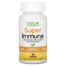 Super 뉴트리션 Super 이뮨 Seasonal Wellness Multivitamin 60 타블렛
