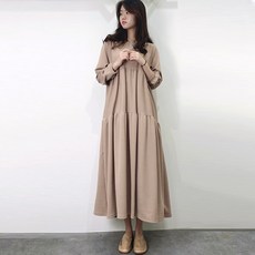 [세인트이브] AR091002 빅사이즈 세상편안 캉캉롱원피스