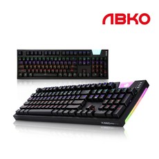 앱코 해커 K660 ARC 프리미엄 카일광축 완전방수 유선키보드, 블랙클릭