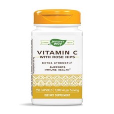 비타민C 메가도스 아스코르빈산 천연 로즈힙 비타민 C 1회 제공량당 1000mg 250캡슐, 단일수량, 단일개당 용량/중량/정
