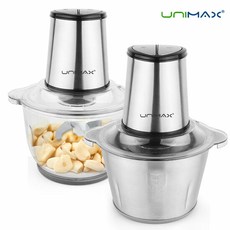 유니맥스 스텐&amp 글라스 멀티 전동 다지기 2L UMC-SM2720L, 단품