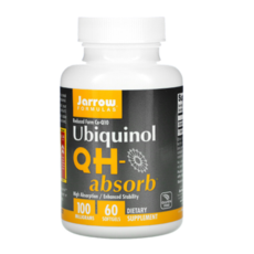 Jarrow Ubiquinol 유비퀴놀 QH-absorb 100mg 60개입, 1개