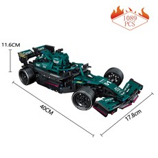 중국레고테크닉 호환블럭 High-tech Formula 1 Race Car Moc 42141 McLarened F1 1:12 Super Racing Bric, 03 Green F1