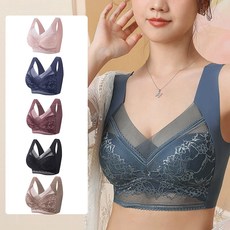 Giiklili 여 브라 무착용감 레이스 아이스 호흡 브라