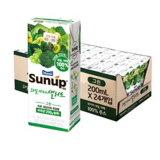썬업 과일야채샐러드 그린 음료, 200ml, 12개입