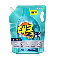 엘지생활건강 테크 특유취제거 액체리필 드럼용 2L, 상세페이지 참조