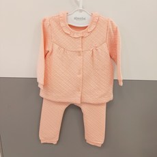 압소바 50%SALE 두께감있는 겨울 리본 레이스 여아 실내복