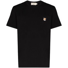 22SS 메종키츠네 폭스헤드 반팔티 AM00103KJ0008 블랙