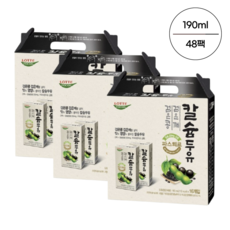 파스퇴르 검은콩 검은깨 칼슘두유 190ml 48개