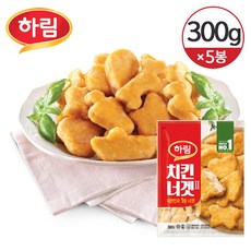 [하림] [냉동] 치킨너겟Ⅱ 300gx5개, 선택:용가리치킨 300g×5개, 상세 설명 참조, 상세 설명 참조