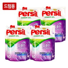퍼실 라벤더 딥클린 드럼용 리필 1.8L 4개, 라벤더 드럼용 리필 1.8L 4개