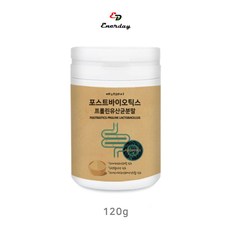포스트 바이오틱스 프롤린 유산균 120g 분말 가루 신 프로 + 프리 바이오틱스 프락토올리고당 락토바실러스 헬베티쿠스 람노스 엘지지 LGG 4세대 유산균, 1팩