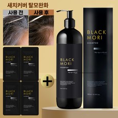 염색 샴푸 새치샴푸 블랙모리 탈모케어 블랙샴푸 300ml 1개+24ml 1개 세트