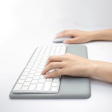 아이맥 매직 키보드 트랙패드 쿠셔닝 커버 받침대, 3번, 실버