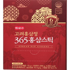 한삼근 고려홍삼정 365 홍삼스틱 100포 (종이쇼핑백증정)