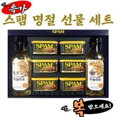 설선물세트 명절 스페셜 CJ 카놀라유 특별한선택 스팸 복합 1호 선물세트, 1세트 (쇼핑백포함)