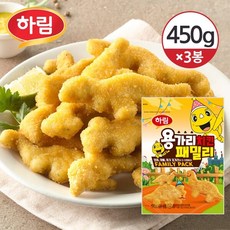 [냉동] 하림 용가리치킨 패밀리 450g 3봉