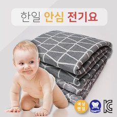 곰표한일전자 한일안심 전기요_전기장판[색상랜덤] 전기요, 한일 전기요_중형[색상랜덤발송] 100cm x 180cm