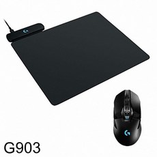 로지텍 PowerPlay 무선 충전 마우스패드 + 무선 게이밍마우스 G903, 혼합색상