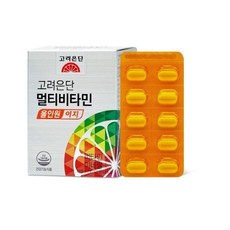 고려은단 멀티비타민 올인원 이지 120정, 6박스