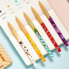 JAYART_모나미 153 아이스크림 볼펜 0.5mm 5색 세트 O 사무용 한정판 선명한 필기 부드러운 유성 잘써지는 학생 국산 사무실 고급+jac221107, ▷JART_단일옵션, 제이아트co_단일옵션