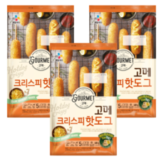 CJ제일제당 고메 핫도그 크리스피 400g X 3봉