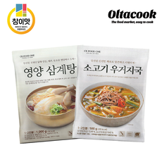 참이맛 영양 삼계탕 1kg 1팩+소고기우거지국 500g 1팩, 단품