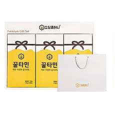 야생화 제주 꿀 스틱 허니 답례품 꿀 선물 세트 꿀타민 6호+쇼핑백