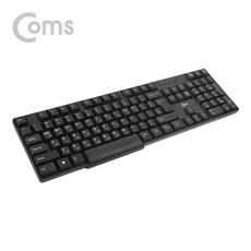 Coms USB 유선 키보드 멤브레인 104키 SE175