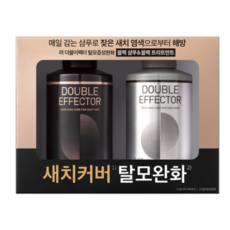 려 더블이펙터 탈모증상완화 블랙 샴푸 110ml + 트리트먼트 110ml 기획세트, 5세트