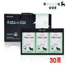 흑염소 진액 흑심 남성 흑염소엑기스 국내산 흑염소즙 토종 염소즙 흙염소 비수리 황칠나무 복분자 산수유 갱년기 보양식 기력회복 무항생제 HACCP인증, 1개, 30포