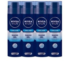 니베아 맨 쿨킥 쉐이빙젤, 200ml, 4개