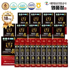 대한홍삼진흥공사 명품정 6년근 고려 홍삼스틱 진 실속형 (1포당 진세노사이드 18mg), 100개, 10g